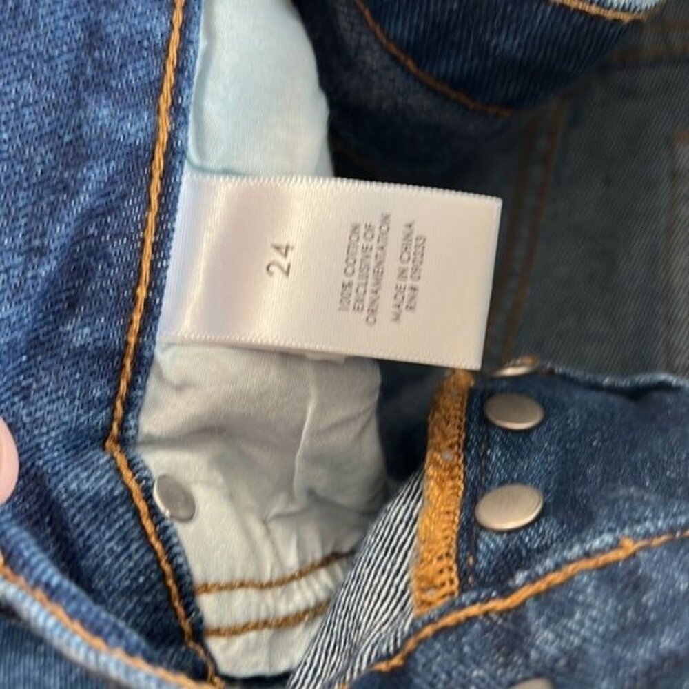 Kendall & Kylie Cropped Skinny Jeans Size 24 - Picture 6 of 10